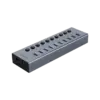 bl029906 bo chia usb hub orico bt2u3 10ab 10 cong usb 30 mau xam orico
