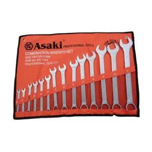 Bộ cờ lê vòng miệng xi mờ, AK-7504 8-32mm, Asaki - Ảnh 1