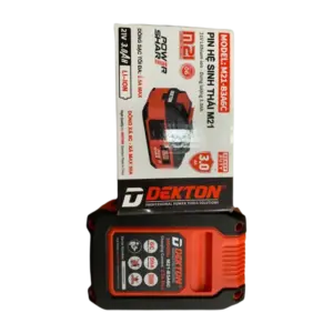 Pin lithium, M21-B3A6C 21V 3Ah, Dekton - Ảnh 1
