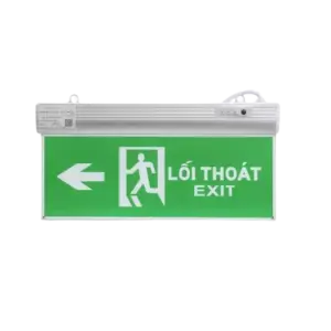 Đèn LED EXIT lối thoát chỉ dẫn 1 mặt, D CD01 40x20/2.2W gồm tem kiểm định PCCC, Rạng Đông - Ảnh 1