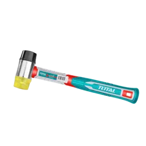 Búa cao su cầm tay, THRUH6940 1 đầu nhựa 1 đầu cao su L250mm đầu búa D40mm, Total - Ảnh 1