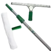 Bộ dụng cụ lau kính, gồm cây nối lau kính 2 đoạn KT1.2m/ tay gạt kính KT35cm/ bông lau kính KT35cm, OEM - Ảnh 1
