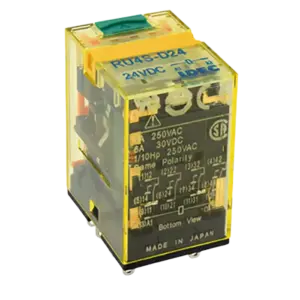 Bộ rơ-le trung gian, RU4S-A220 gồm đế SN4S-05D và lò xo SFA-502, Idec - Ảnh 1