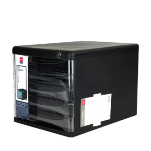 bl039332 tu dung tai lieu 5 ngan e9795 mau ghi xam kt361x271x260mm deli