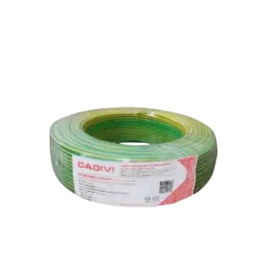 bl039476 day tiep dia 1 loi cv 1x25mm2 xanh vang 061kv 100m cuon cadivi