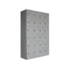 bl039545 tu dung giay 24 ngan kt1200x450x1830mm co vach chia doi ngan