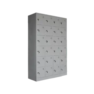 bl039545 tu dung giay 24 ngan kt1200x450x1830mm co vach chia doi ngan