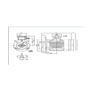 bl039554 mo to mat bich aesu1s020003yun 22kw 3hp2pole90l50hz380v teco