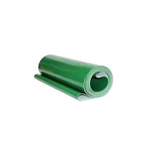 bl039813 bang tai pvc mau xanh la tron kt8000x500x3mm 1 soi ho 2 dau