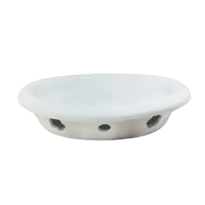bl040649 bo dia su oval co vanh kt38x23cm bat trang