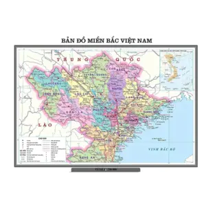 bl040692 tranh ban do mien bac a0 ngang in pp boi format 5mm khong khung
