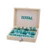 Bộ phay gỗ, TACSR0121 (12 mũi/ bộ), Total - Ảnh 1