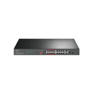 bl040806 thiet bi chuyen mang poe tl sl1218mp 16 cong 10100mbps 2 cong gigabit tp link