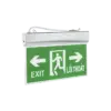 Đèn LED EXIT lối thoát hiểm 1 mặt mũi tên chỉ bên phải, CD01 40x20/2.2W gồm tem kiểm định PCCC, Rạng Đông - Ảnh 1