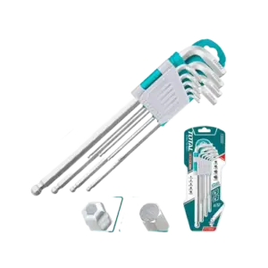 Bộ lục giác đầu bi dài, THT106292 (9 chi tiết/ bộ), Total - Ảnh 1
