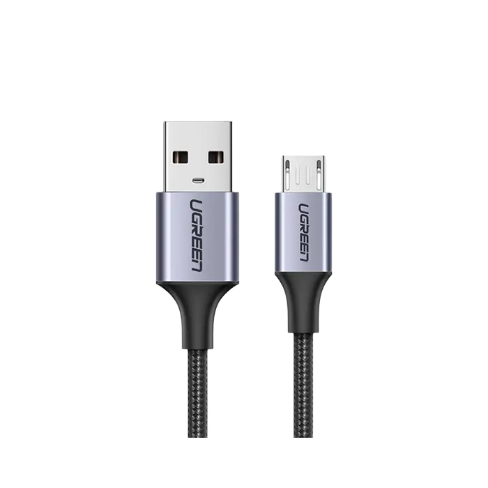 bl043085-cap-sac-micro-usb-2-0-dai-1m-60146-ugreen Cáp sạc, 60146 micro USB 2.0 L1m, Ugreen - Ảnh 1