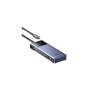 Bộ chuyển đổi, 45155 USB-C sang 2xUSB-A 3.0+USB-A 2.0+USB-C 3.0+HDMI+LAN, Ugreen - Ảnh 1