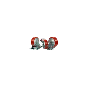 bl045577 banh xe fd100gs pu gang mau do xoay khong khoa d100x32mm feida