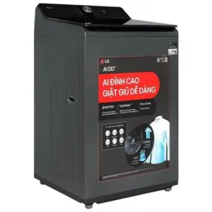 Máy giặt lồng đứng, T2314DX5G màu đen AI DD Inverter 14kg, LG - Ảnh 1