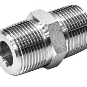 Đầu nối thẳng inox 304 ren ngoài, PT 3/8; 2 đầu côn lõm, Việt Nam - Ảnh 1