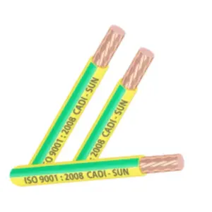 Dây tiếp địa vàng xanh, Cu/PVC 1x25E (0.6/1kV), Cadisun - Ảnh 1