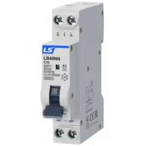 Cầu dao chống rò RCBO, LB40NN 1P+N C32, LS - Ảnh 1