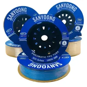 Dây khí màu xanh, KT 10x6.5mm ( 100m/ cuộn), Sanyoong - Ảnh 1