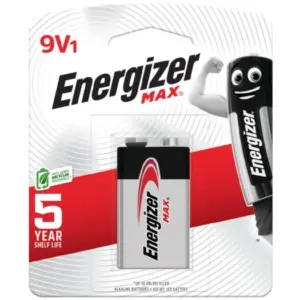 Pin kiềm, 9V (1viên/vỉ), Energizer - Ảnh 1
