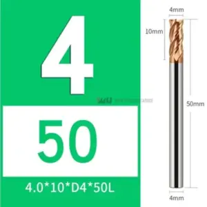 Dao phay trụ, D4.0x50L, Gtder - Ảnh 1