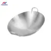 Chảo chống dính đáy phẳng 2 tai nấu cho bếp từ phẳng công nghiệp, KT: D400mmx1,2mm (chất liệu thép tôi), Nahaki - Ảnh 1