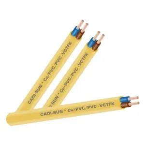 Dây ovan 2 ruột mềm màu xám, VCTFK 2x0.75mm2 300/500V (100m/cuộn), Cadisun - Ảnh 1