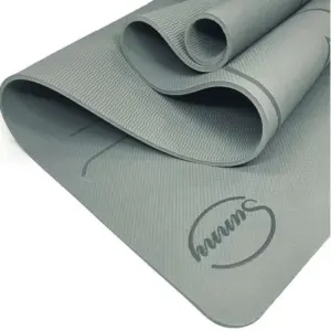 Thảm tập yoga màu ghi, SU-6108 (L183x W61x T0,8cm), OEM - Ảnh 1
