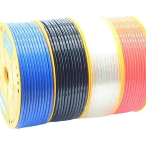 Ống dẫn hơi nhựa PU trắng, Đường kính trong: 10mm; Đường kính ngoài: 14mm; Dài 100m/ cuộn, OK Japan - Ảnh 1