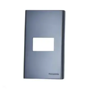 Mặt công tắc dùng cho 1 thiết bị màu đen ánh kim, WEV68010MB, Panasonic - Ảnh 1
