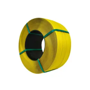 Dây đai PP, 15x1mm; 10kg/cuộn; màu vàng, Việt Nam - Ảnh 1