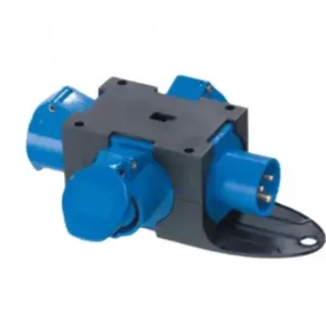 Ổ cắm chia 3 ngã loại không kín nước 16A 3P 230V (IP44), F9430401, PCE - Ảnh 1