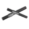 Bulong hai đầu ren lục giác thép S45C mạ đen, M16x150mm, OEM - Ảnh 1