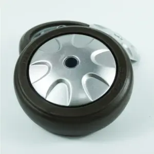 Bánh xe cố định, 5J-125R-TPR (phi 125x T38mm), Supo - Ảnh 1