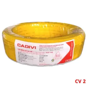 Dây điện chịu nhiệt 1 lõi, 2.5x2C (100m/cuộn), Cadivi - Ảnh 1