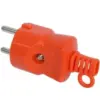 Phích cắm chân tròn chịu tải màu cam, VPCCT01 (3000W), Vonta - Ảnh 1
