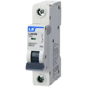 Cầu dao tự động, LA63N-1P-40A, LS - Ảnh 1