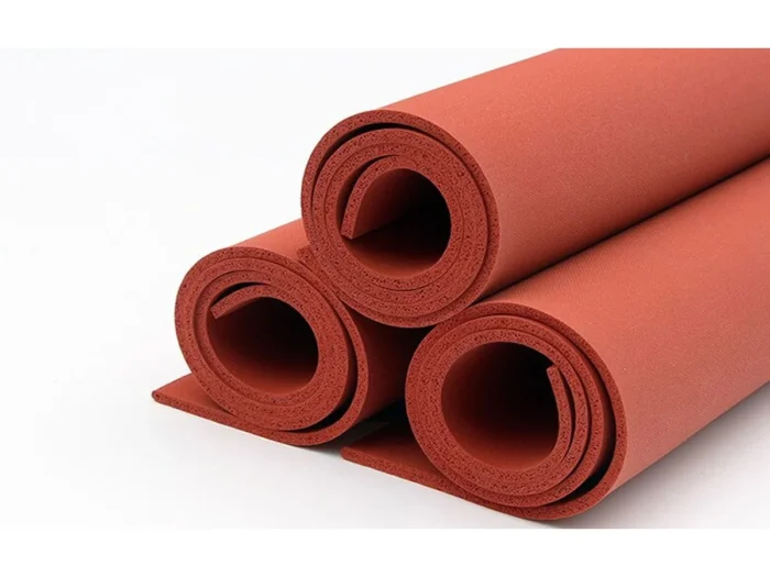 bl052333-tam-silicone-chiu-nhiet-kho-rong-1m-day-3mm-mau-do-oem Tấm silicone chịu nhiệt, khổ rộng: 1m; dày: 3mm; màu đỏ, OEM - Ảnh 1