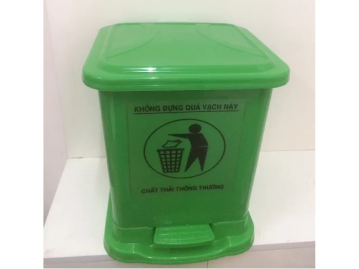 bl052468-thung-rac-nhua-hdpe-dap-lon-kich-thuoc-340x320x440mm-mau-xanh-la-duy-tan Thùng rác nhựa HDPE đạp lớn, kích thước: 340x320x440mm; màu xanh lá, Duy Tân - Ảnh 1
