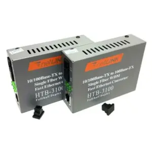 Bộ chuyển đổi quang điện, HTB-3100AB ( bao gồm: 1 bộ chuyển đổi HTB-3100A + 1 bộ chuyển đổi HTB-3100B + 2 dây nguồn 5V-2A), Netlink - Ảnh 1