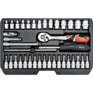 Bộ tuýp vặn tay tổng hợp 38 chi tiết 1/4', YT-14471, Yato - Ảnh 1
