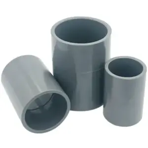 Măng sông nhựa C-PVC, chuẩn SCH80 DN25 cỡ 1inch, Huasheng - Ảnh 1