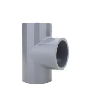 Tê nhựa C-PVC, chuẩn SCH80 DN25 cỡ 1inch, Huasheng - Ảnh 1