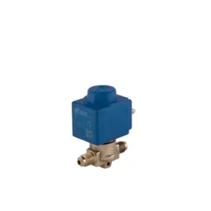 Bộ van điện từ, bao gồm: 1 van điện từ 1020/3A6 + 1 đế cuộn dây điện 9150/R02, Castel - Ảnh 1