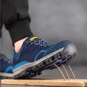 Giày bảo hộ lao động, 505; đế thép chống đinh và chống va đập; size 39, AGOTA - Ảnh 1