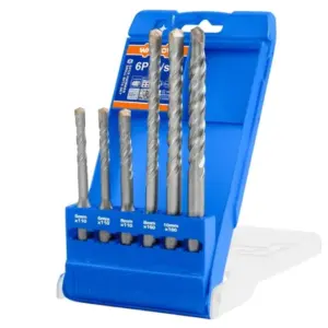 Bộ 6 mũi khoan bê tông đuôi gài, WHD6B06, Wadfow - Ảnh 1